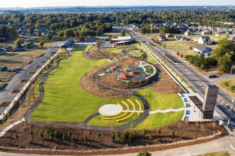 Aerial view of One Pratt Park