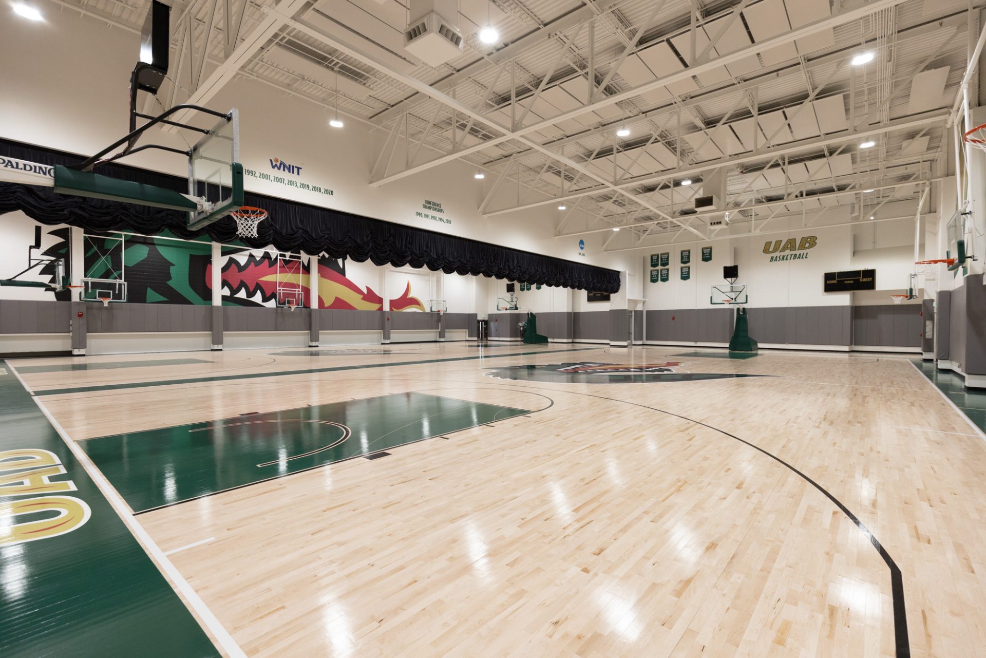 UAB Opens Shared Basketball Practice Facility Stone Building Company