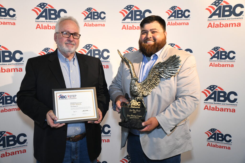 Stone employees receiving award